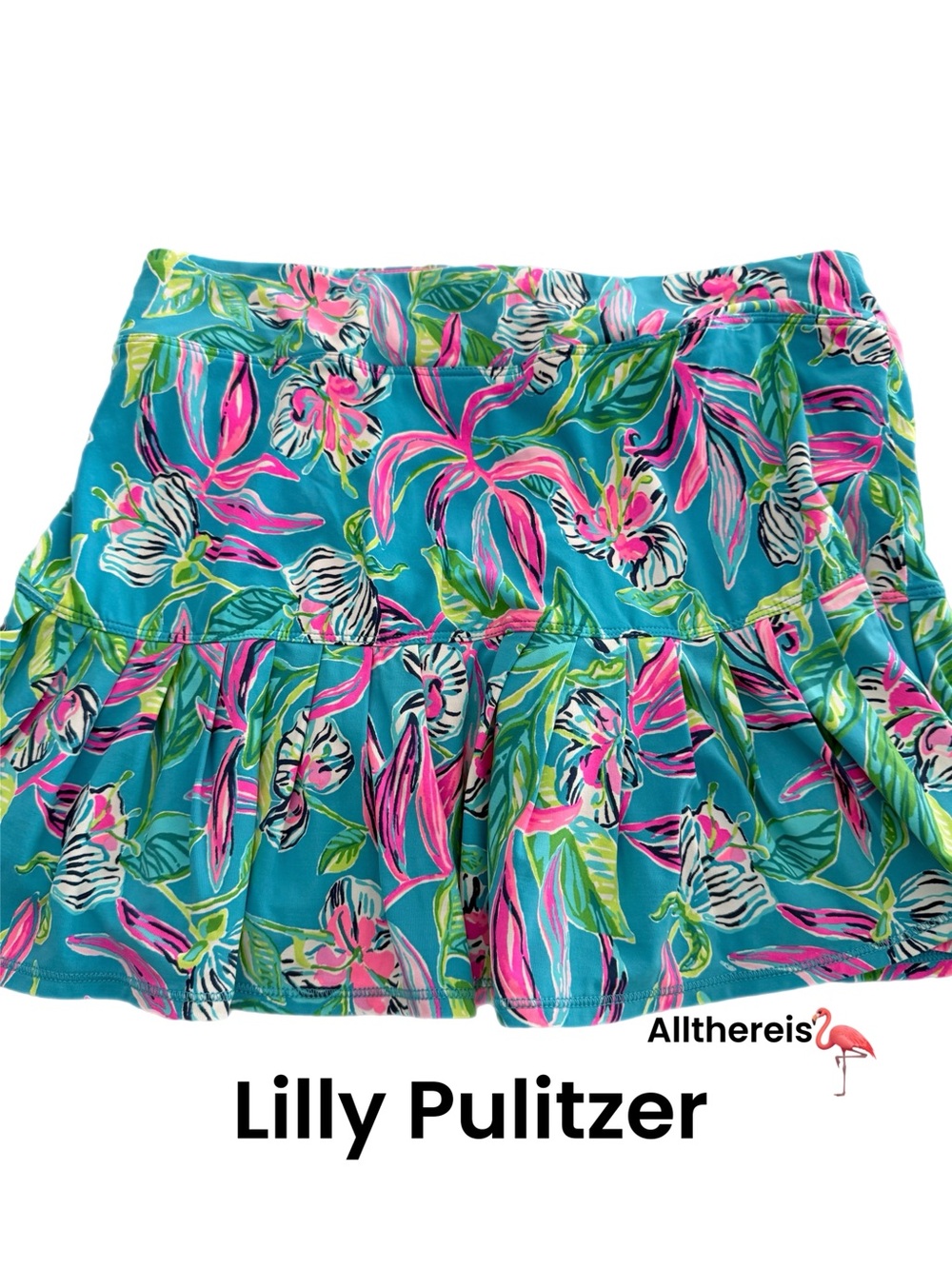 Lilly Pulitzer Luxletic Skort Taye “BELEAFING” S - Picture 7 of 12